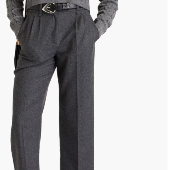Maje Wool Blend Straight Leg  Pants - Picture 1 of 12